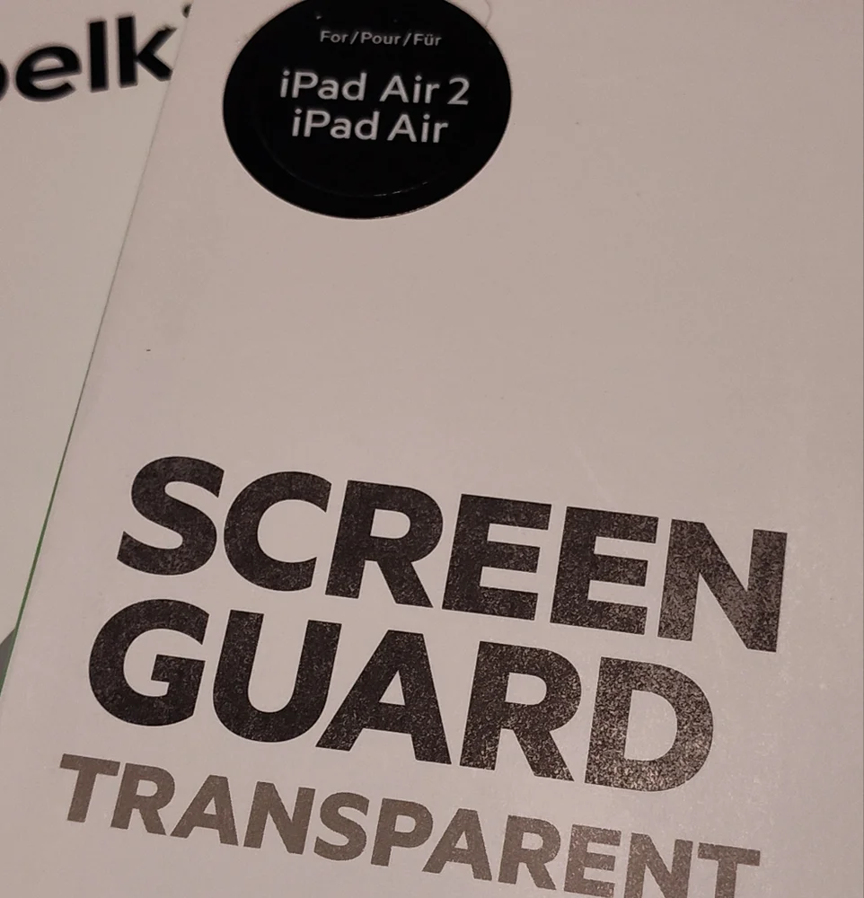 Belkin Screen Guard Transparent for iPad Air 2 - 2 Pack